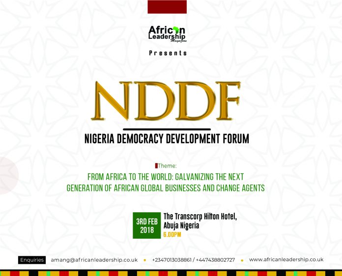 The Nigeria Democracy & Development Forum – NDDF – 2019